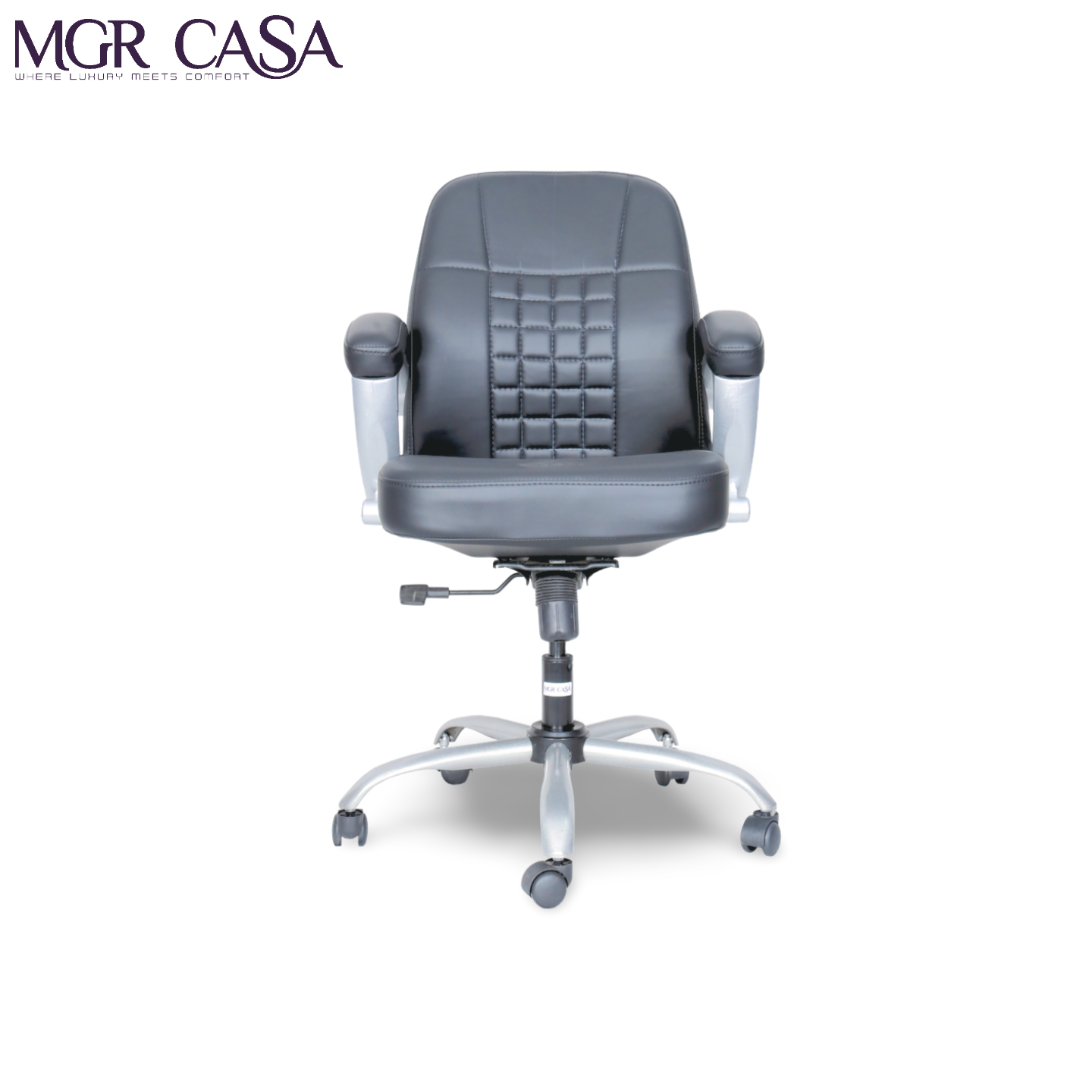 MGR ZEBRA MEDIUM BACK CUSHION OFFICE CHAIR