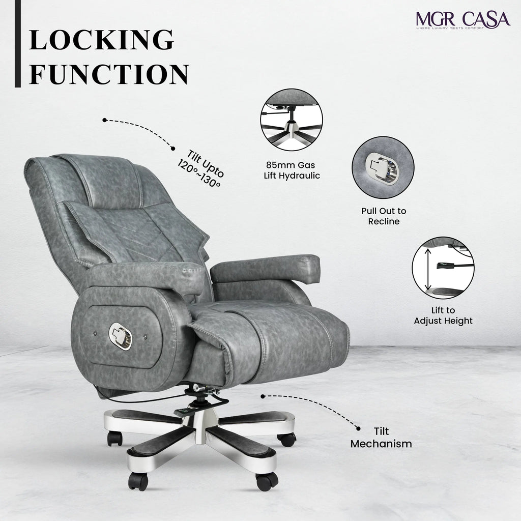 MGR PEARL RECLINER CUSHION HIGH BACK OFFICE CHAIR MGR CASA
