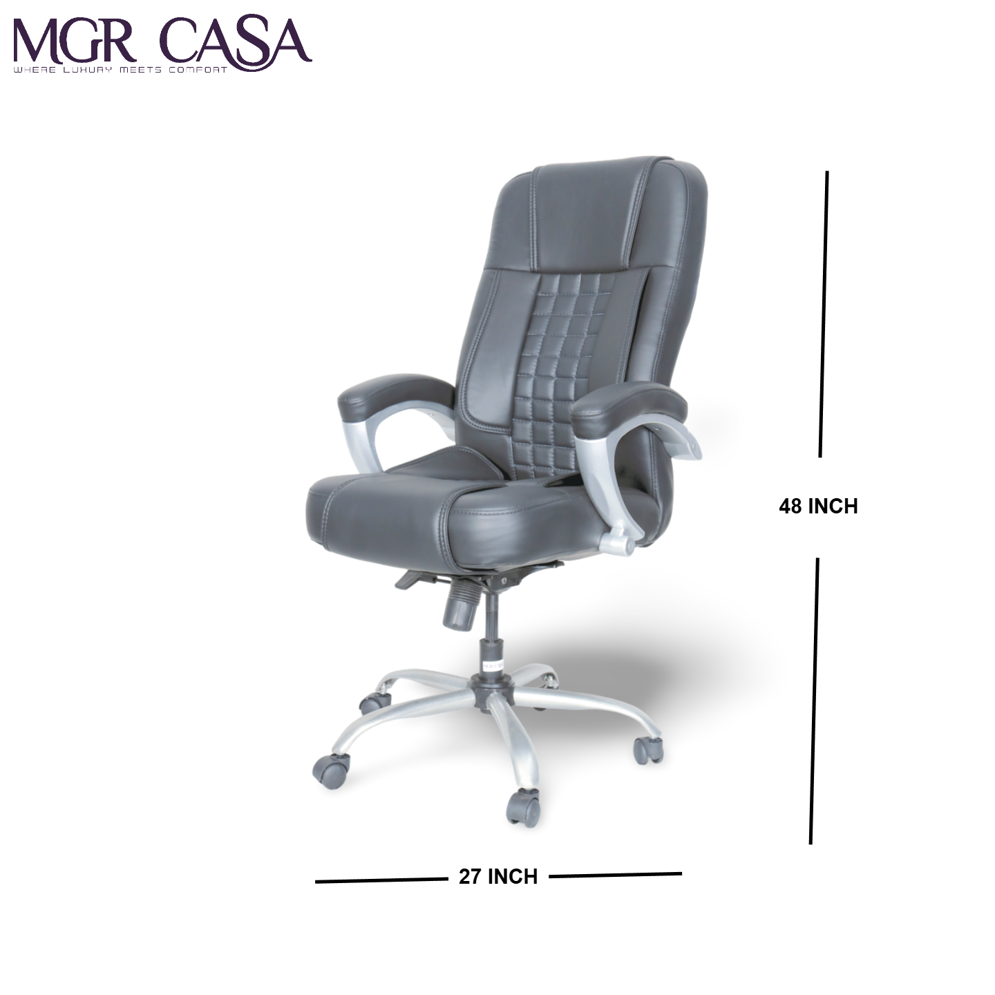 MGR ZEBRA  CUSHION HIGH BACK OFFICE CHAIR