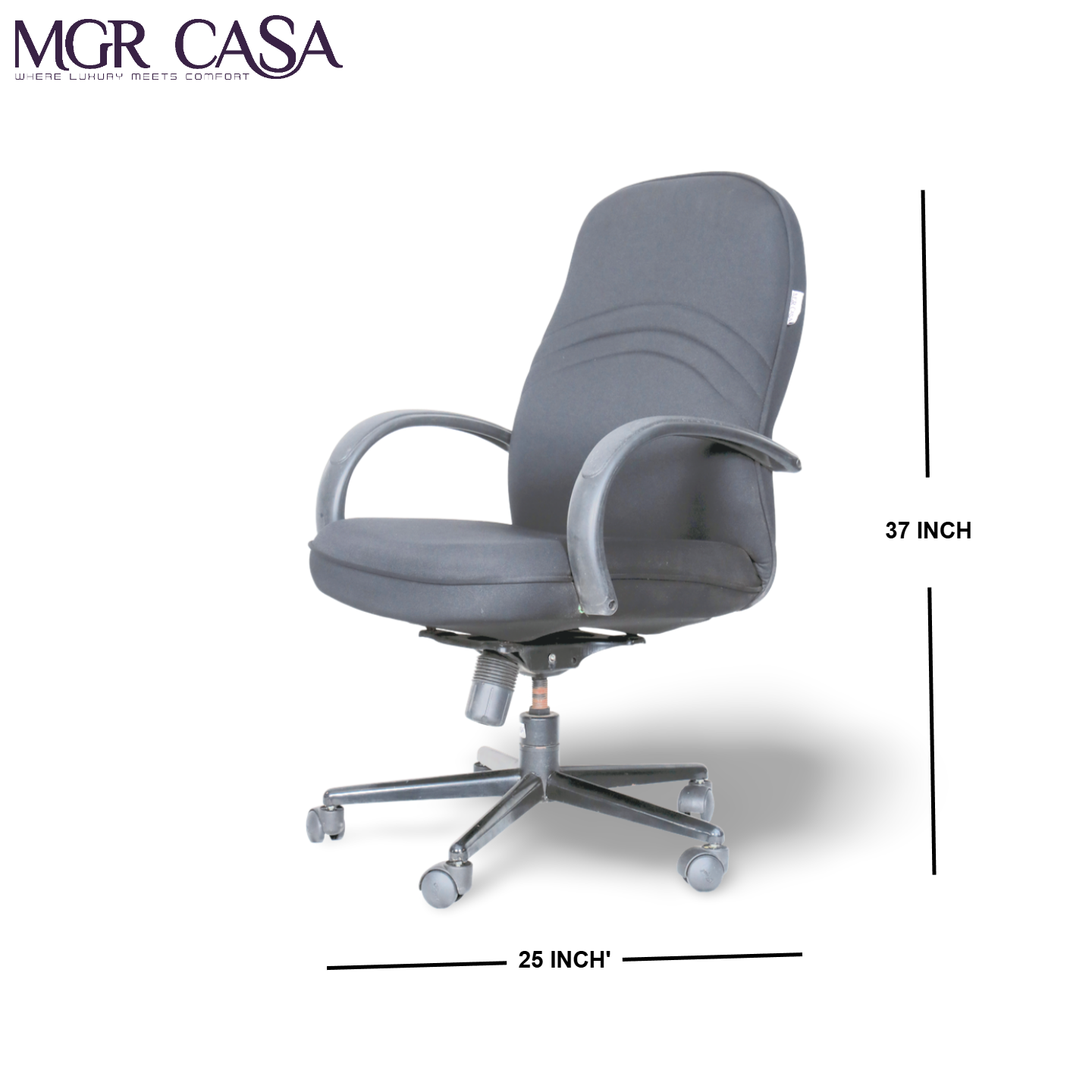 MGR HIGH BACK PP CUSHION OFFICE CHAIR