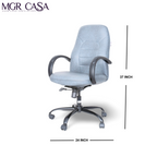 MGR HIGH BACK PU CUSHION OFFICE CHAIR