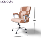 MGR NEW ELEPHANT MEDIUM BACK CUSHION OFFICE CHAIR