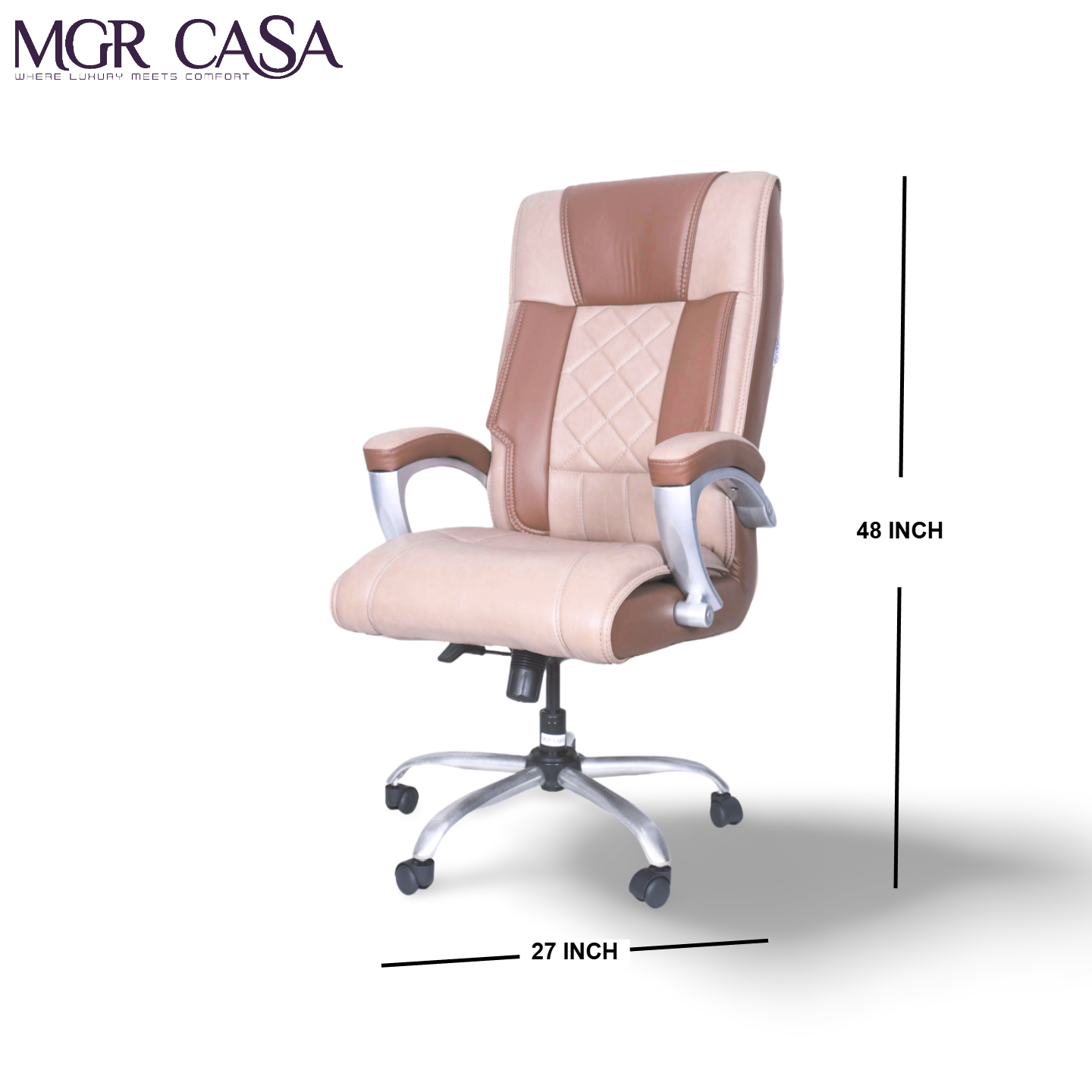 MGR NEW ELEPHANT CUSHION HIGH BACK OFFICE CHAIR