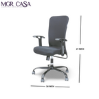 MGR NF BLACK FIX MID-BACK MESH OFFICE CHAIR