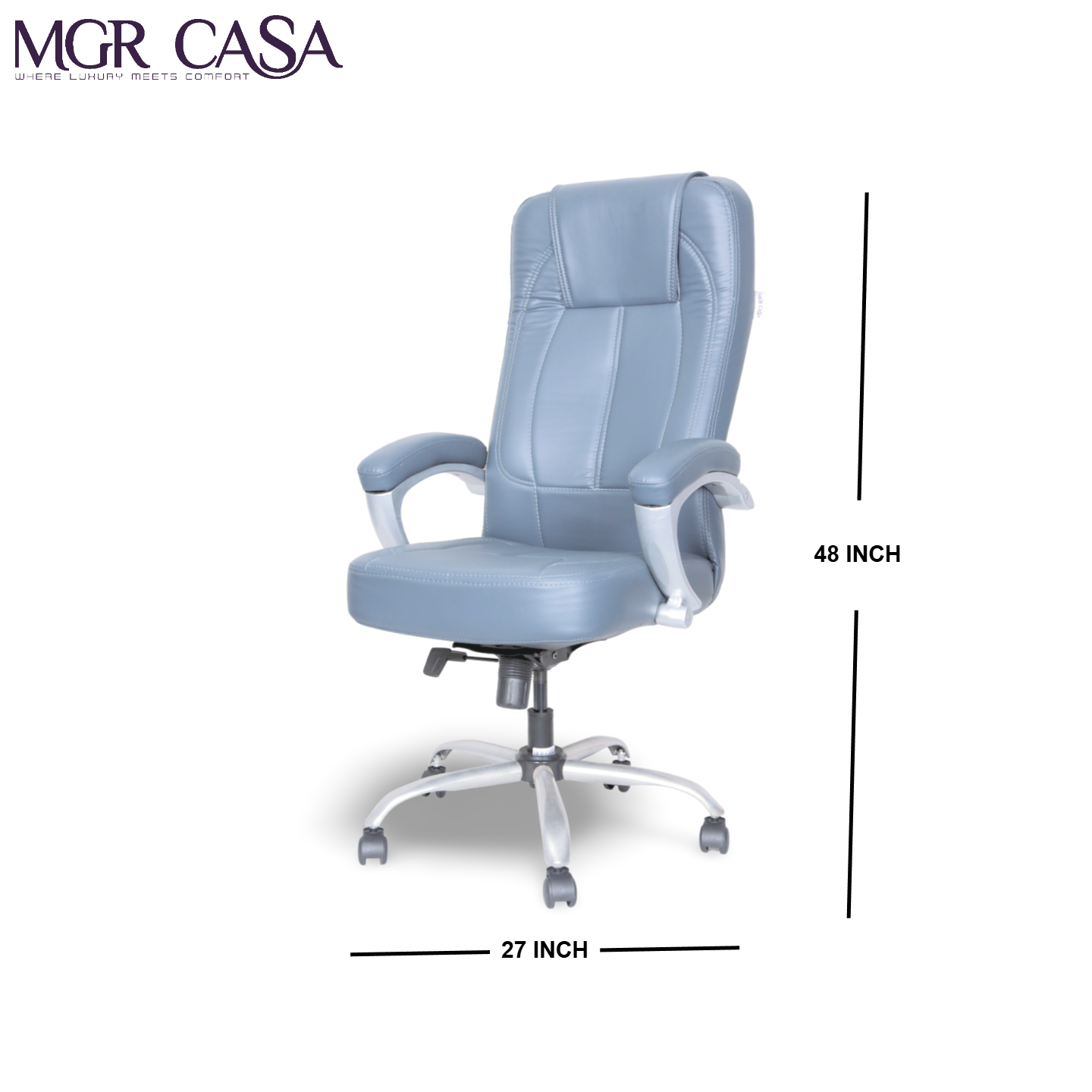 MGR ALPHA POLO CUSHION HIGH BACK OFFICE CHAIR