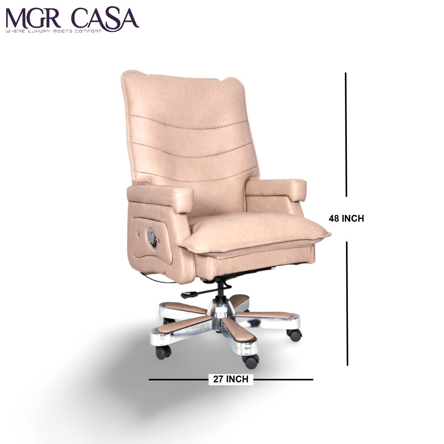 MGR COMFY RECLINER CUSHION HIGH BACK OFFICE CHAIR