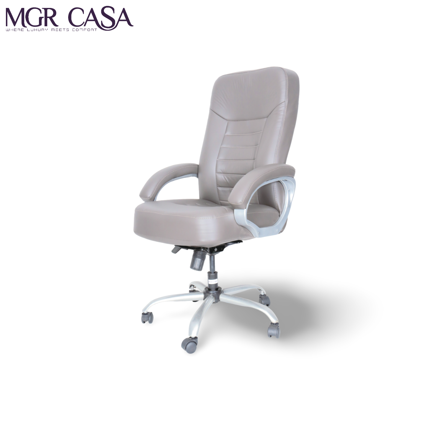 MGR HEAVY GAADI CUSHION HIGH BACK OFFICE CHAIR