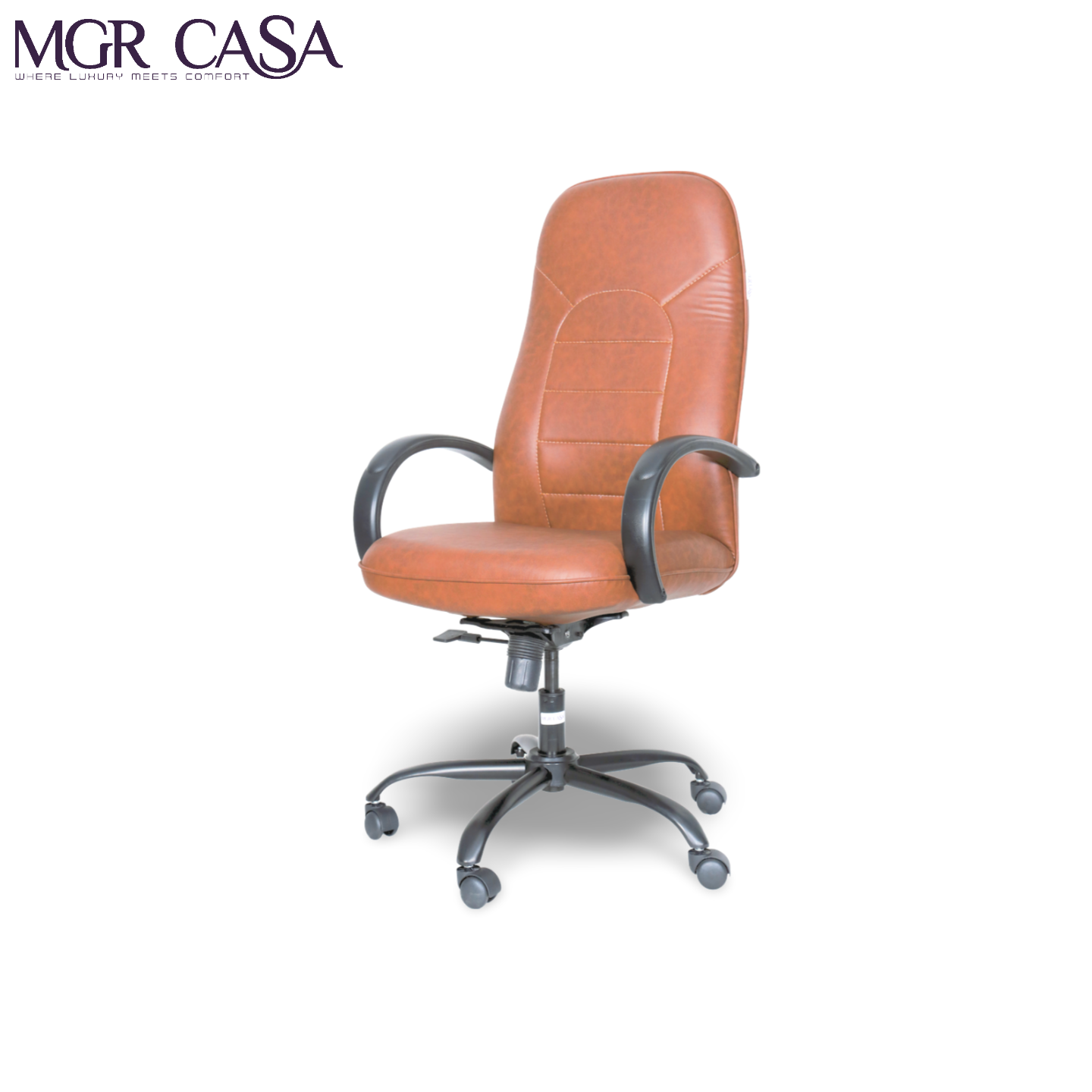 MGR HIGH BACK PU CUSHION OFFICE CHAIR