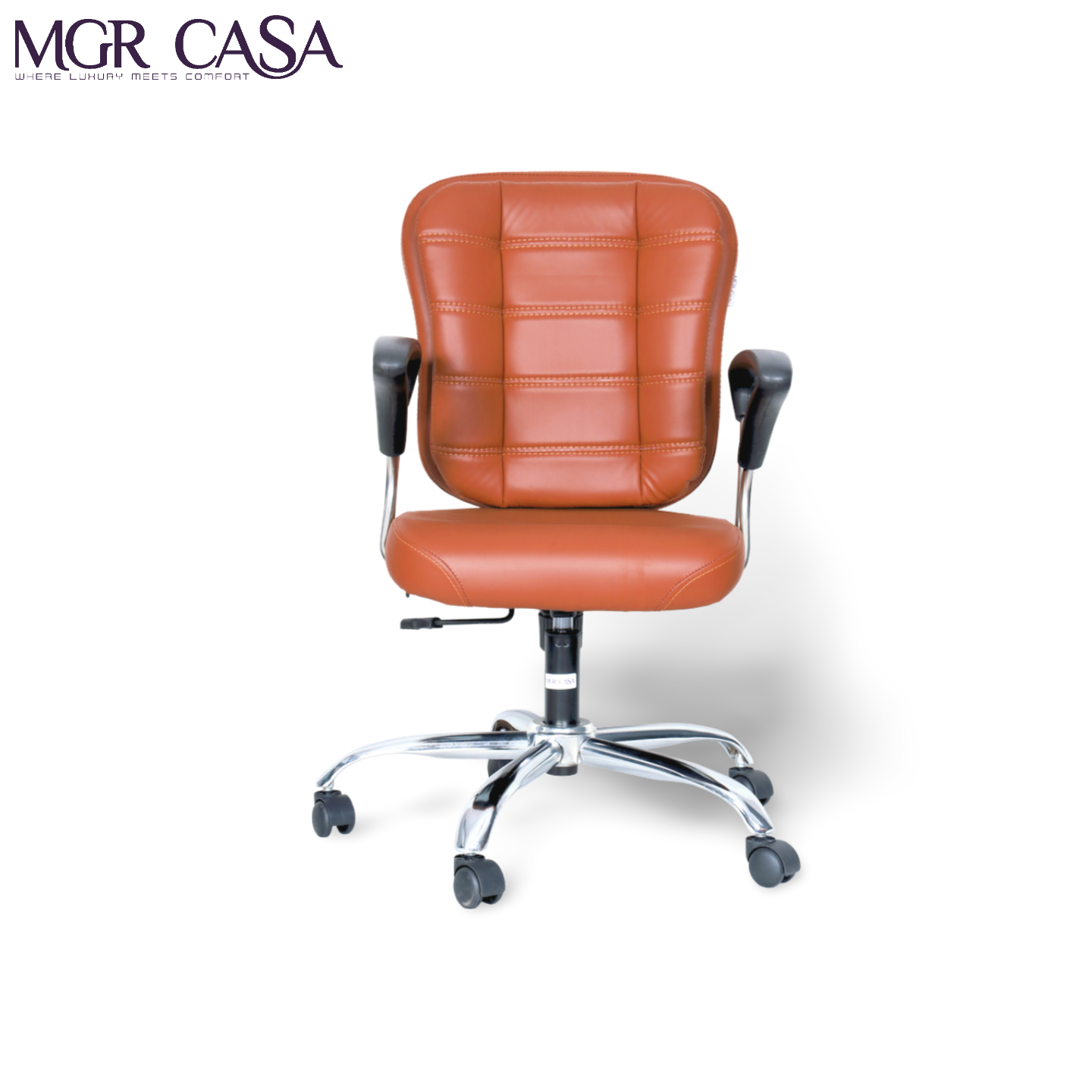 MGR ANACONDA MEDIUM BACK PU CUSHION OFFICE CHAIR