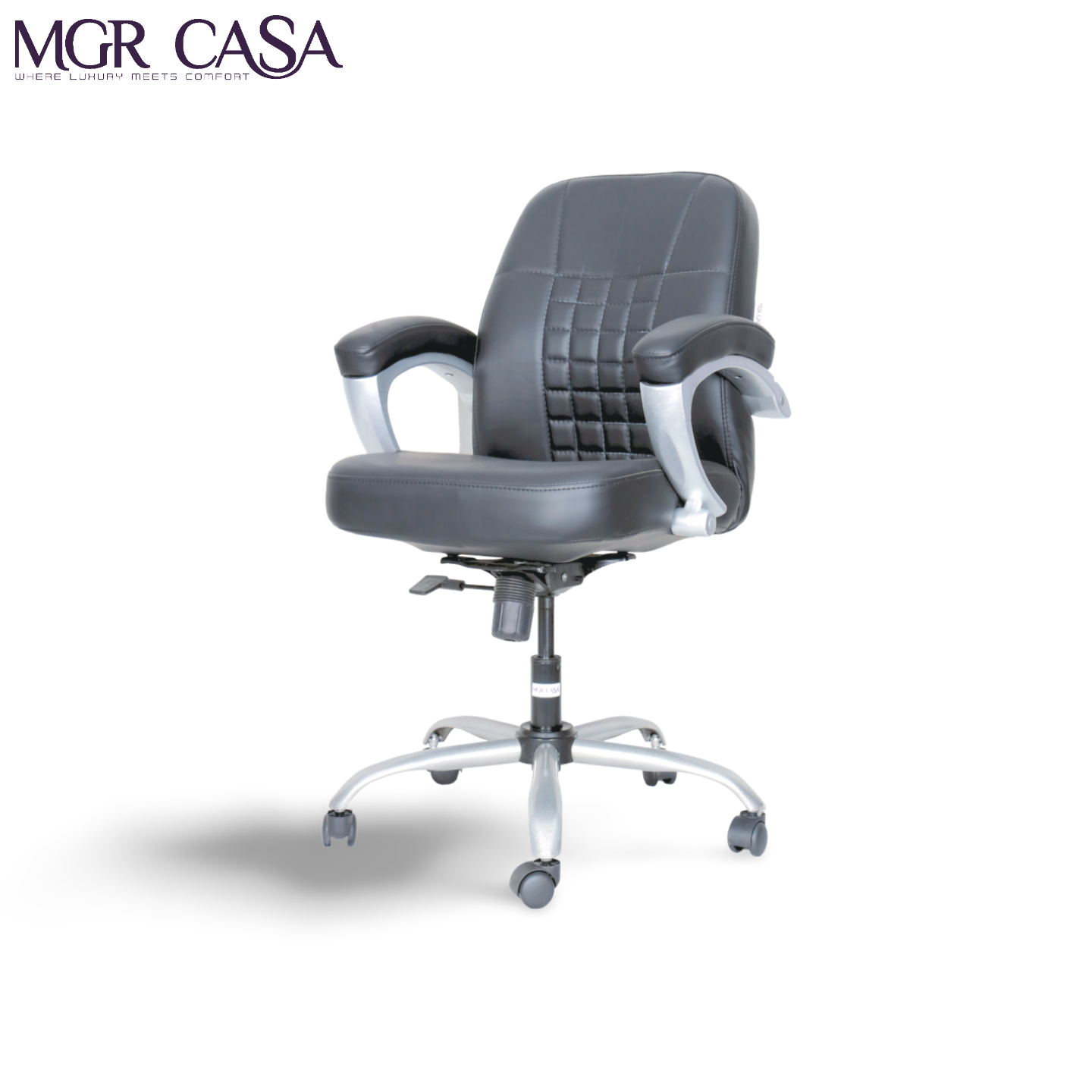 MGR ZEBRA MEDIUM BACK CUSHION OFFICE CHAIR