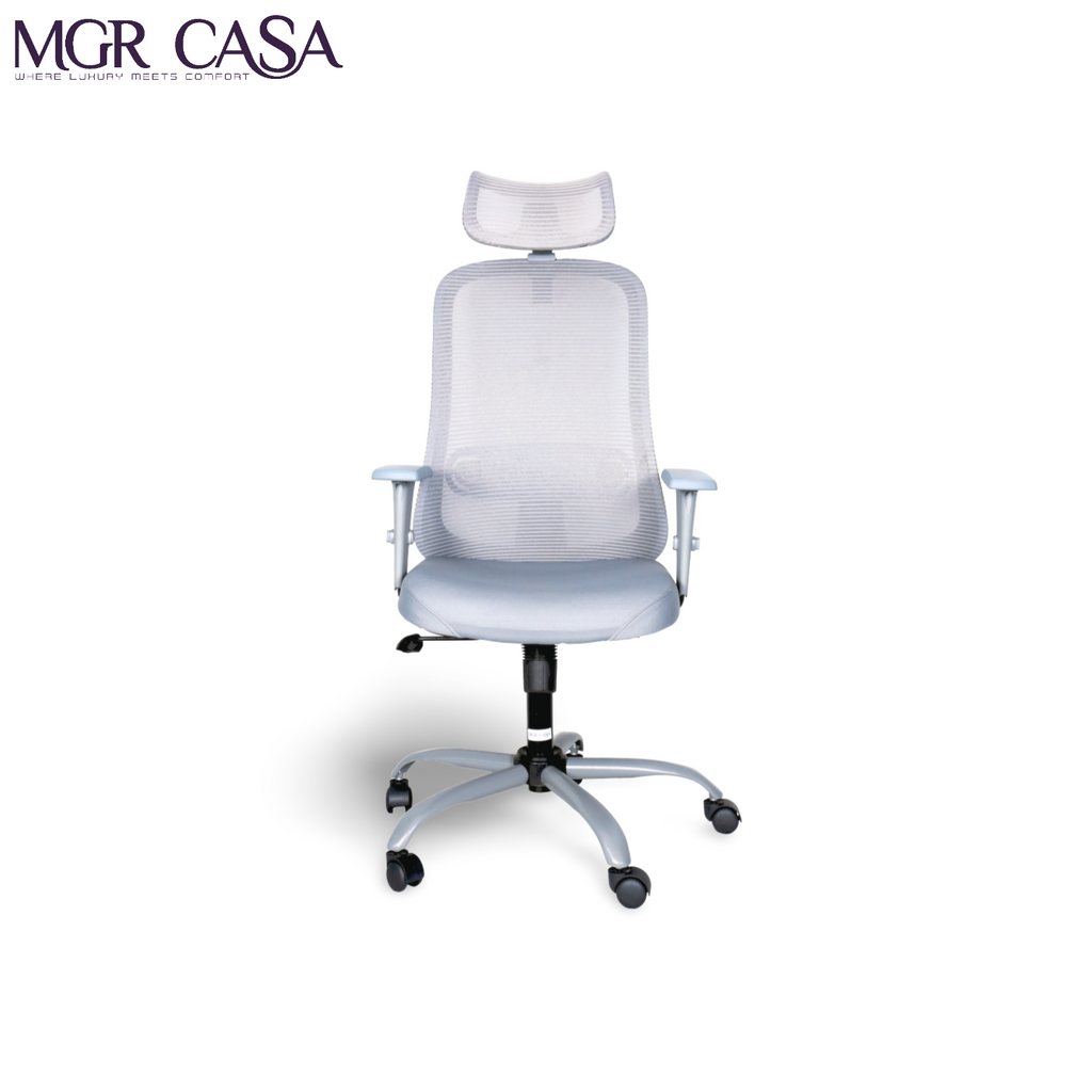 MGR ZOOM GREY HIGH BACK MESH OFFICE CHAIR