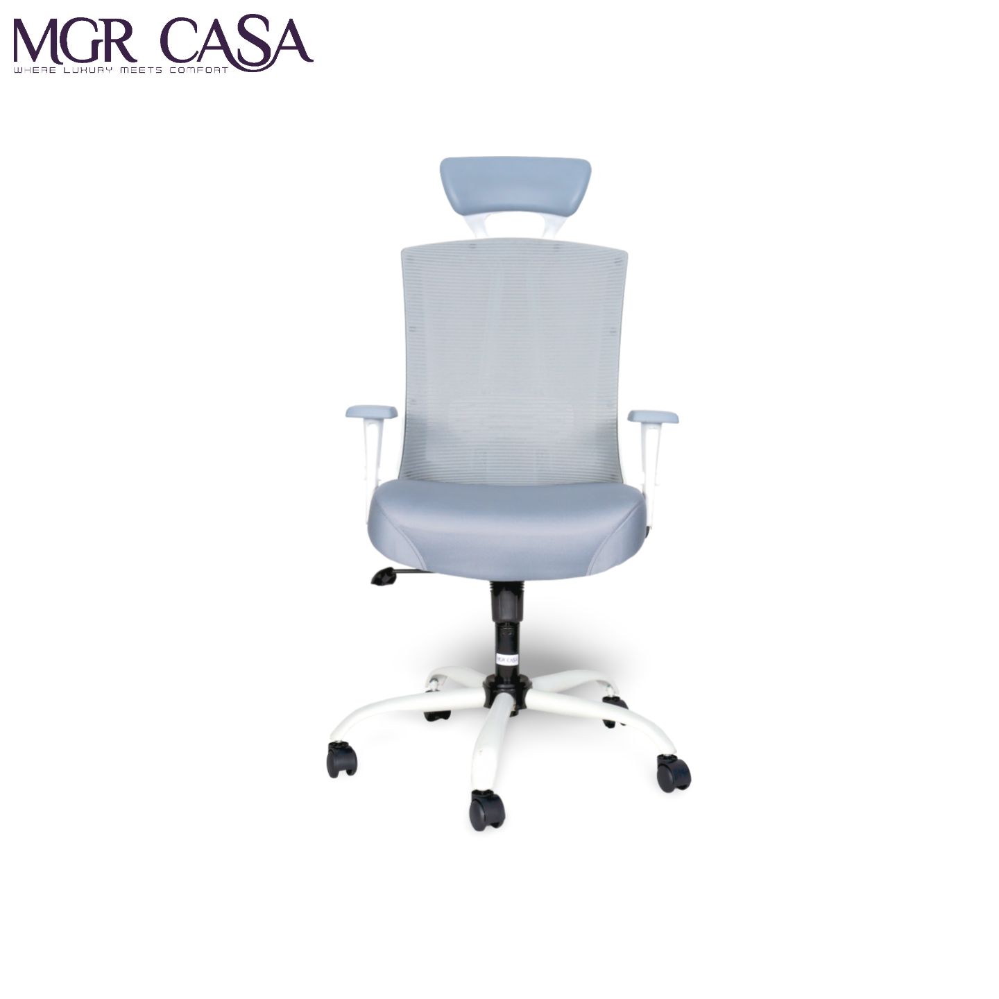 MGR VIBE WHITE HIGH BACK MESH OFFICE CHAIR