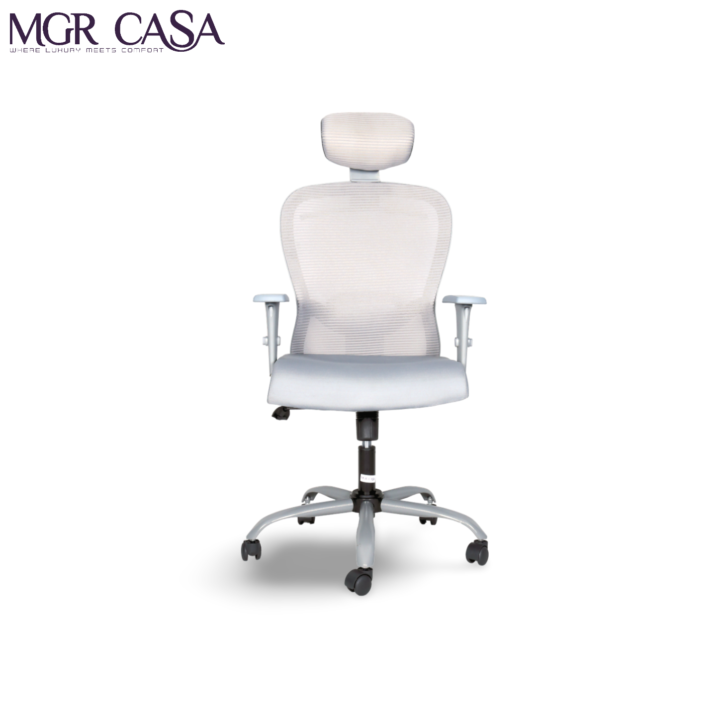 MGR BUTTERFLY GREY HIGH BACK MESH OFFICE CHAIR