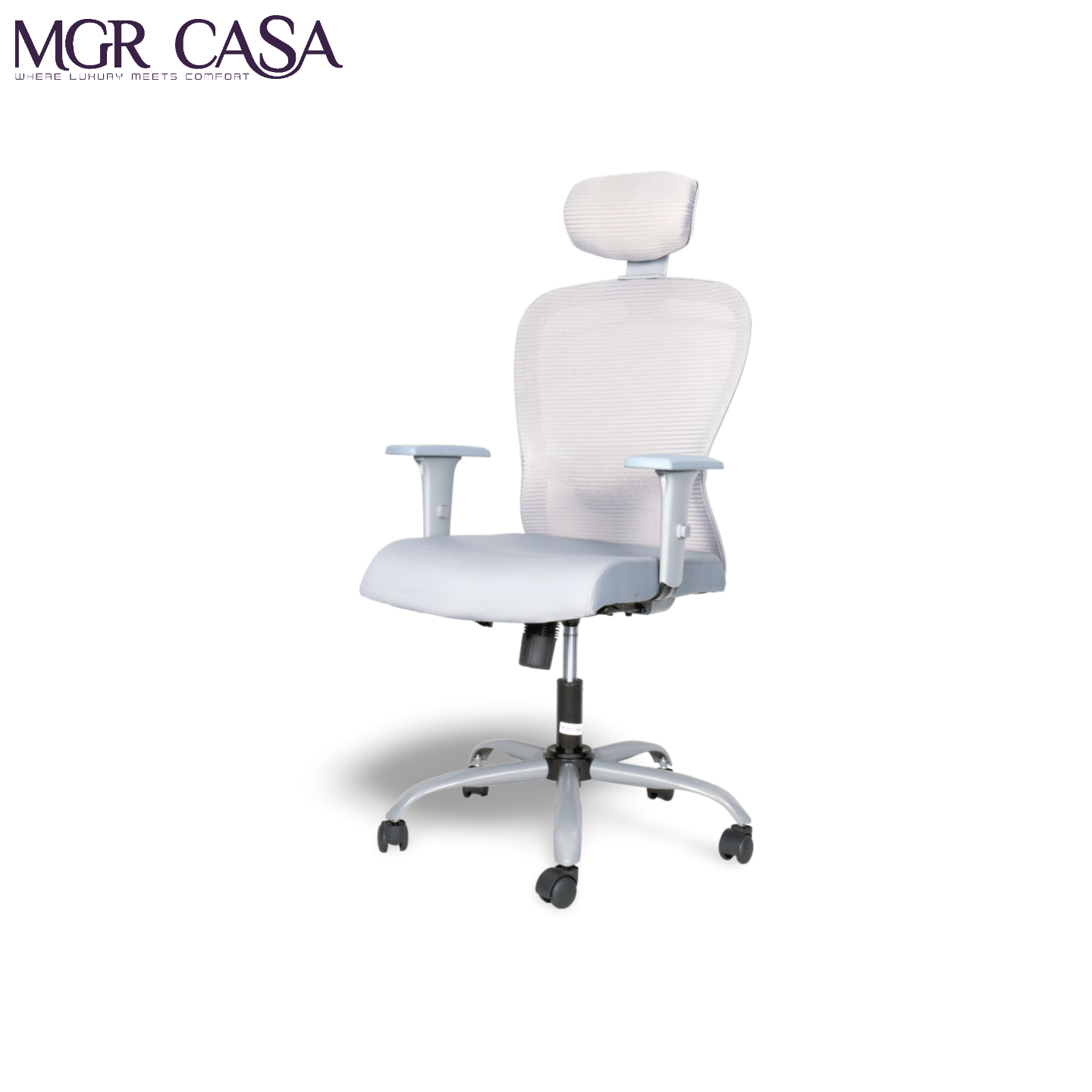 MGR BUTTERFLY GREY HIGH BACK MESH OFFICE CHAIR