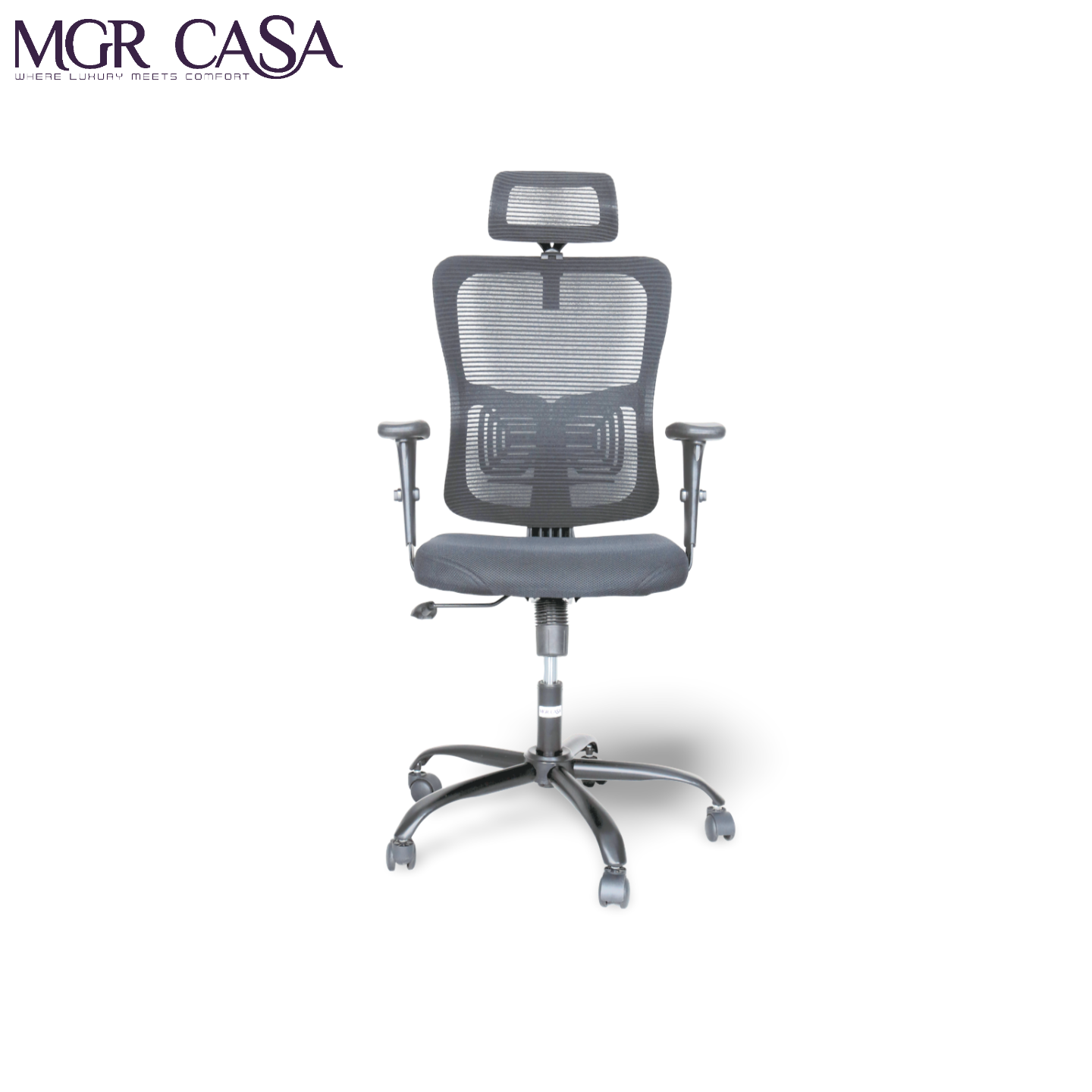 MGR VENTO BLACK HIGH BACK MESH OFFICE CHAIR