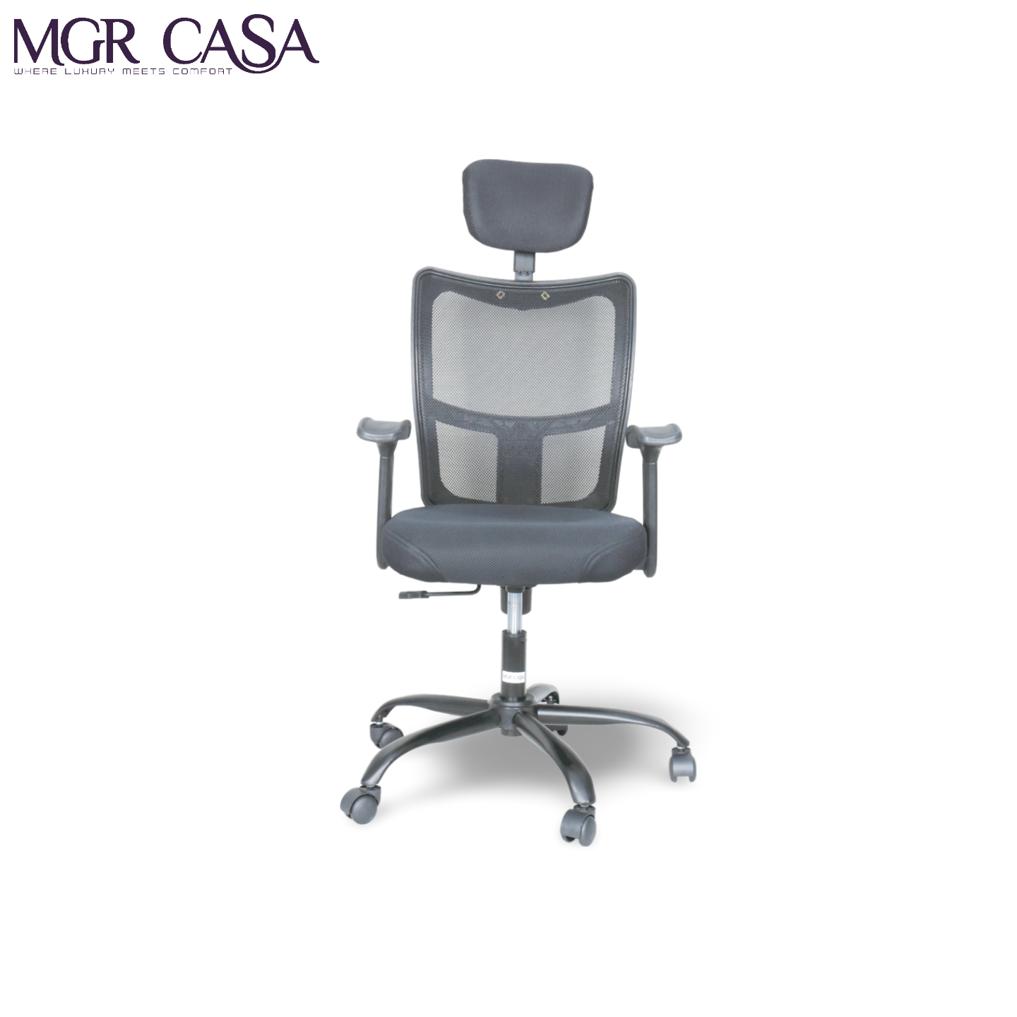MGR BRIO BLACK HIGH BACK MESH OFFICE CHAIR