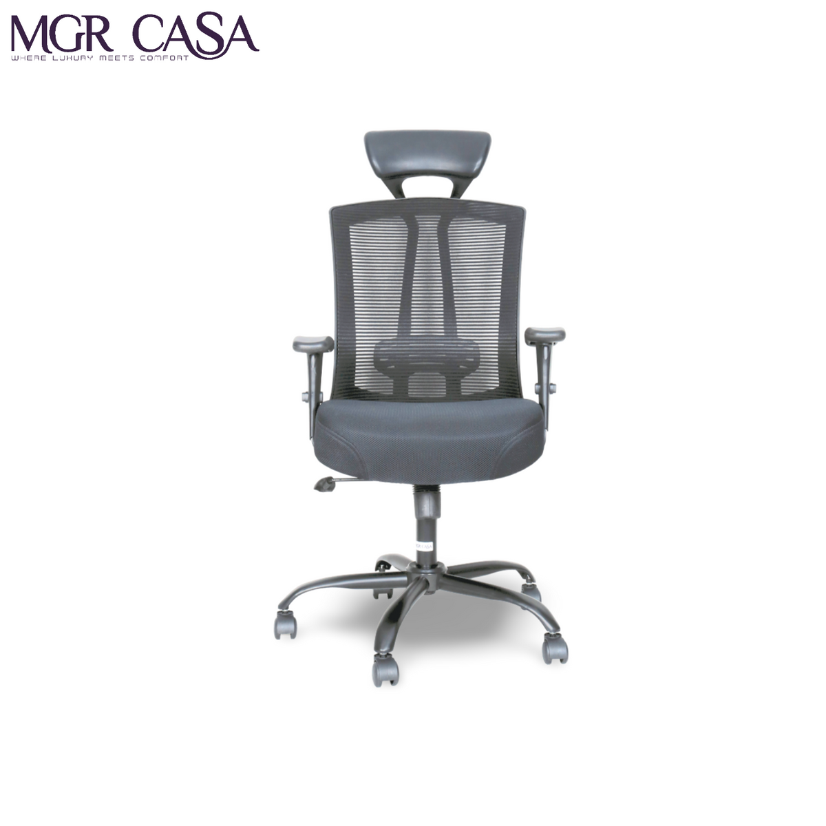 MGR VIBE BLACK HIGH BACK MESH OFFICE CHAIR