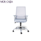 MGR HILITE GREY MID-BACK MESH OFFICE CHAIR
