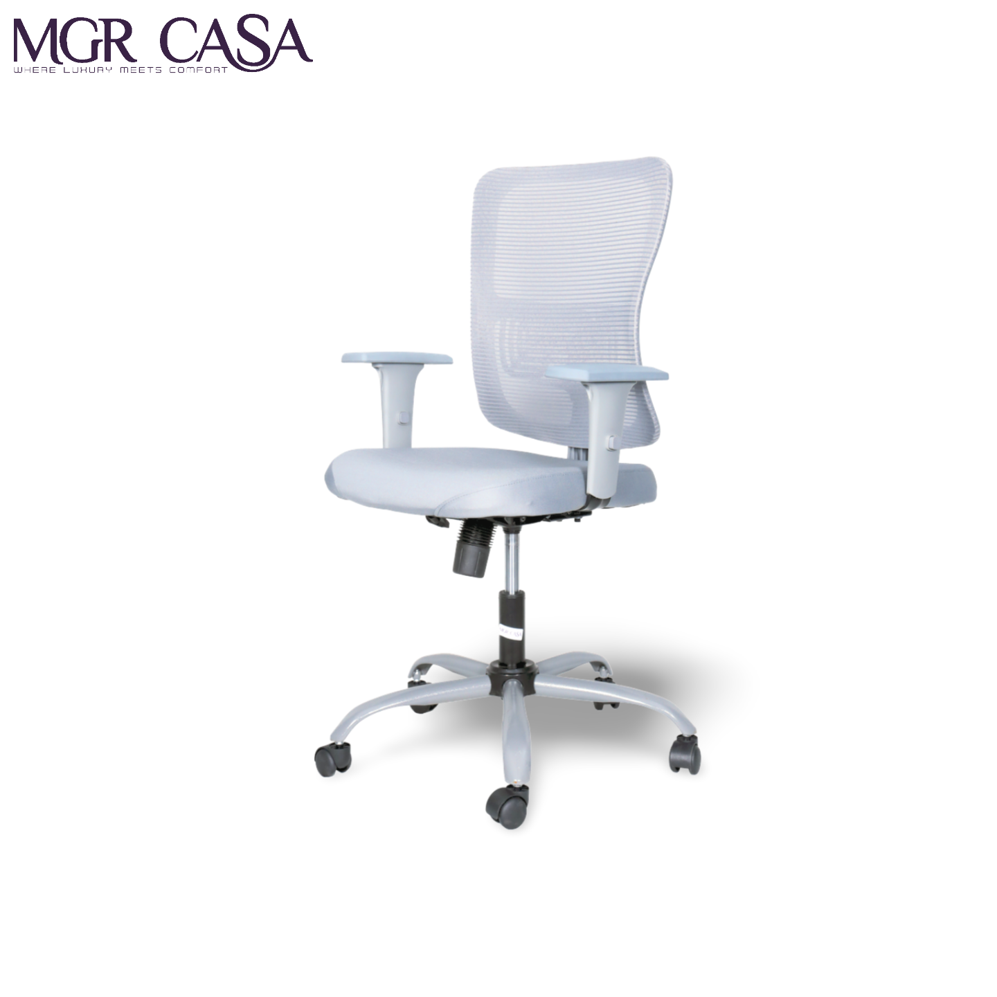 MGR VENTO GREY MID-BACK MESH OFFICE CHAIR