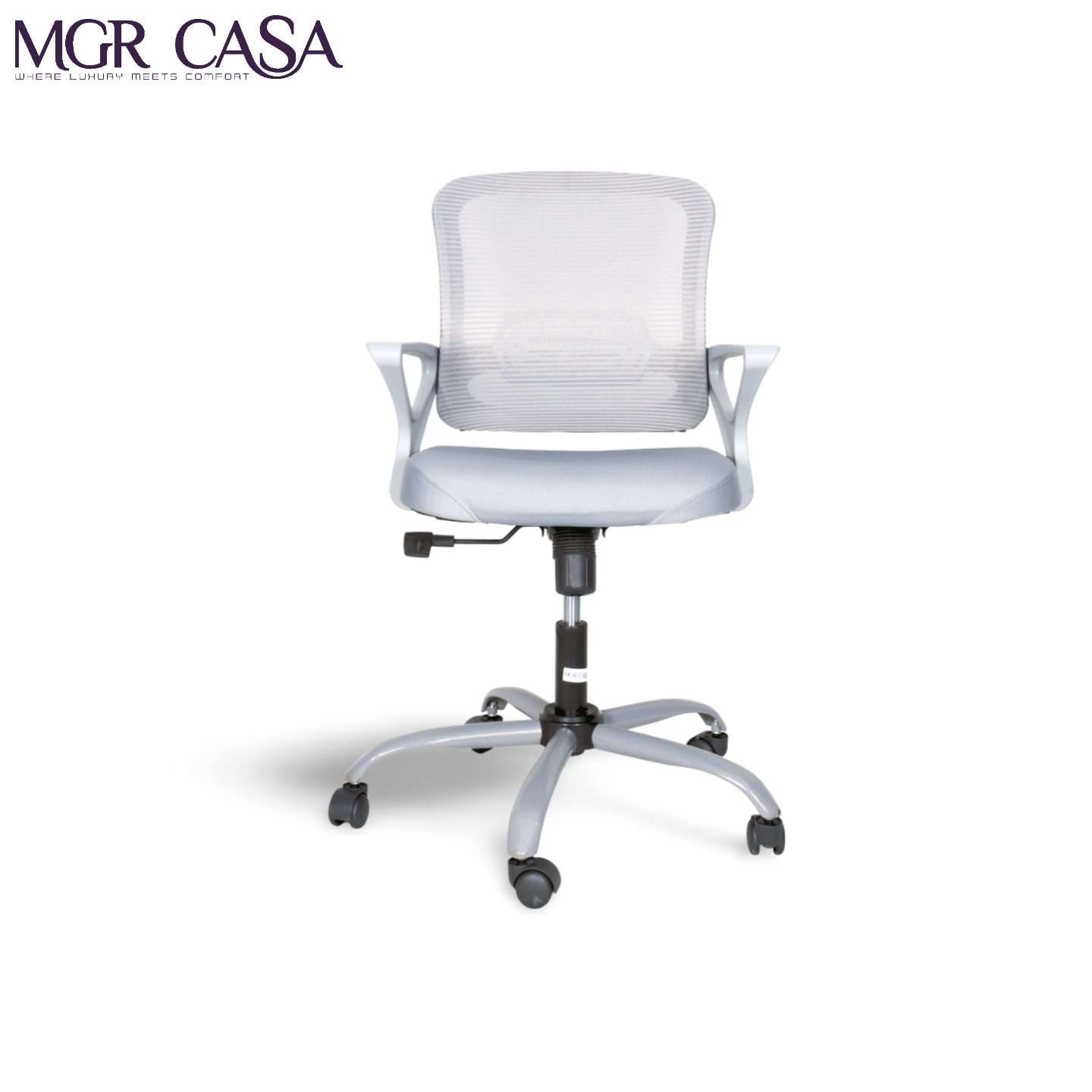 MGR CHERRY GREY MID-BACK MESH OFFICE CHAIR