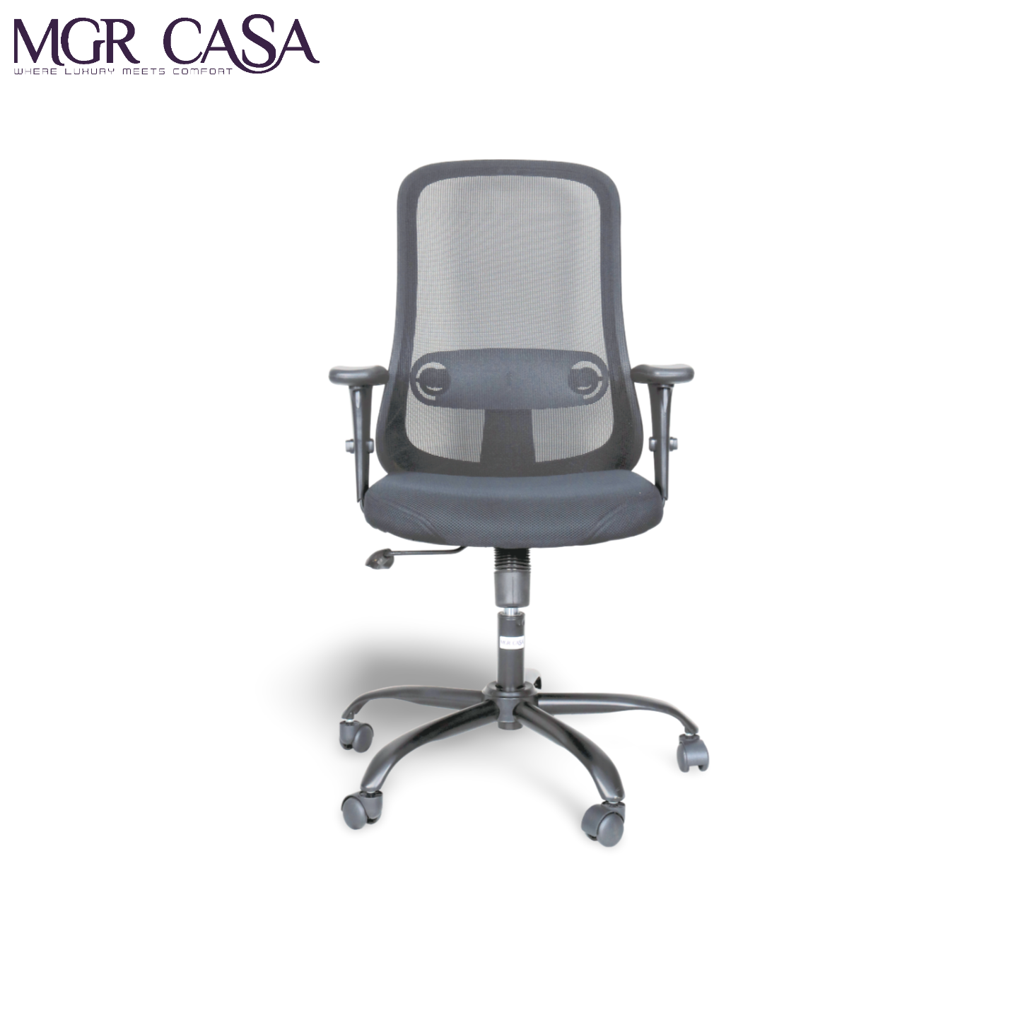 MGR ZOOM BLACK MID-BACK MESH OFFICE CHAIR