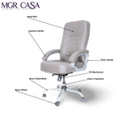 MGR HEAVY GAADI CUSHION HIGH BACK OFFICE CHAIR