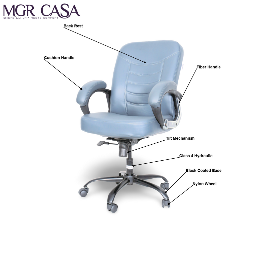 MGR BOLISH MEDIUM BACK CUSHION OFFICE CHAIR