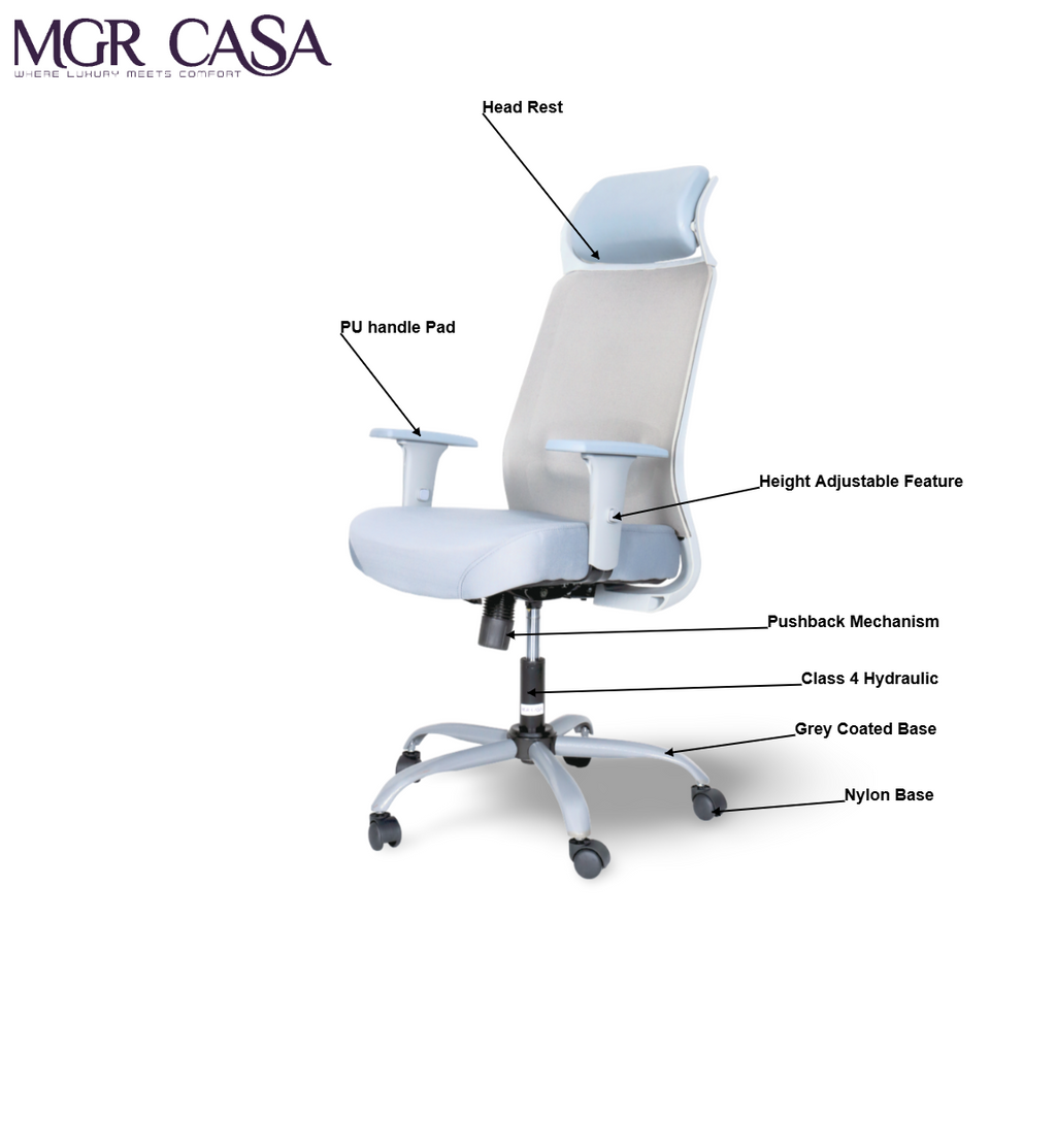 MGR ORION HIGH BACK MESH OFFICE CHAIR