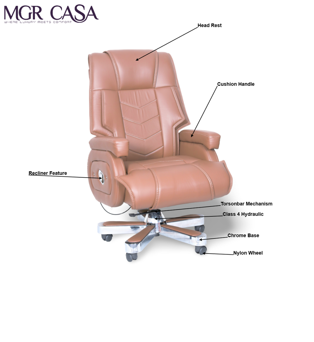 MGR NEW PEARL RECLINER CUSHION HIGH BACK OFFICE CHAIR
