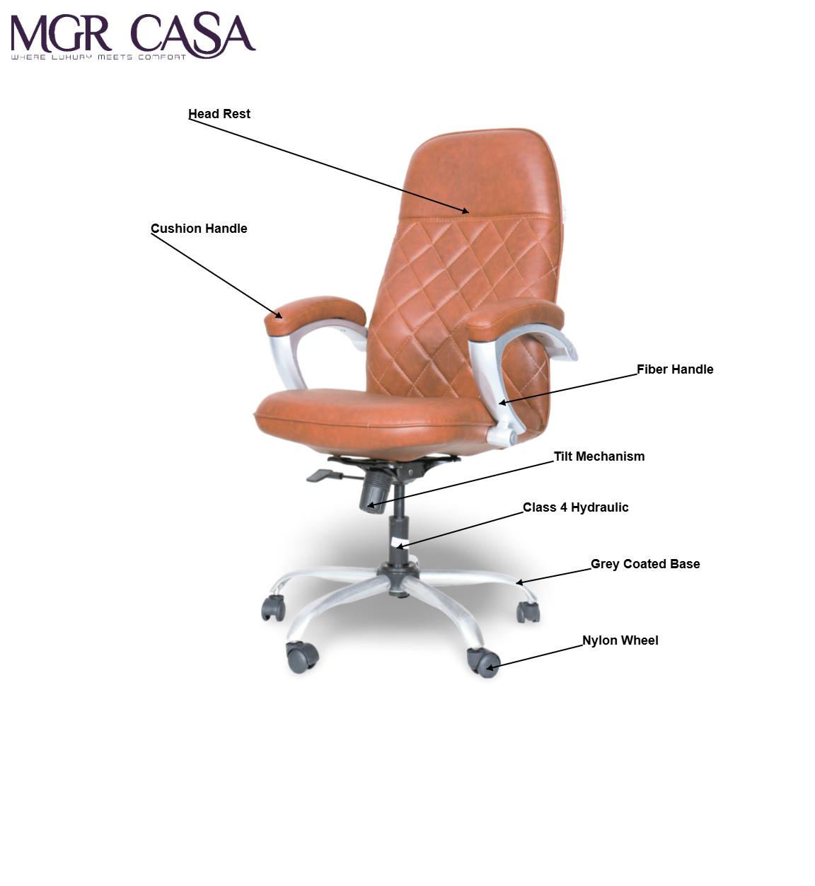 MGR POLO HB  CUSHION HIGH BACK OFFICE CHAIR